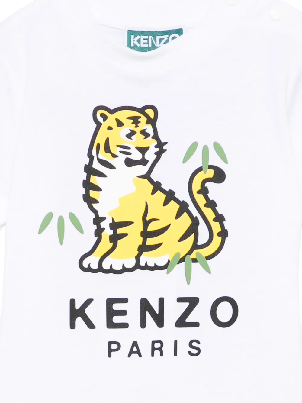 Kenzo Kids Tiger Graphic T-shirt - White 