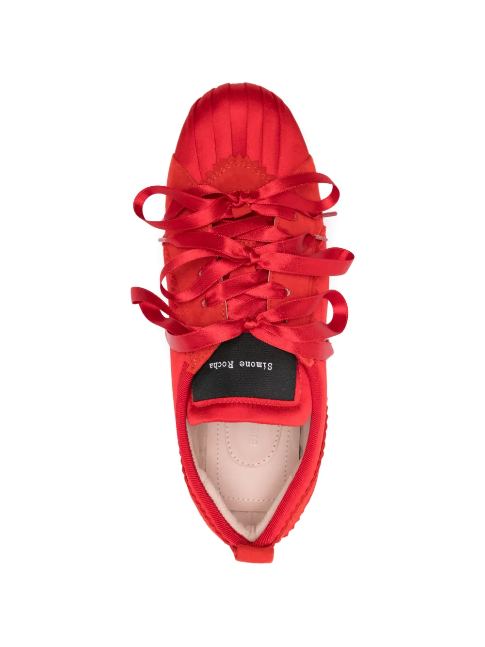 Simone Rocha Sneakers met strik Rood