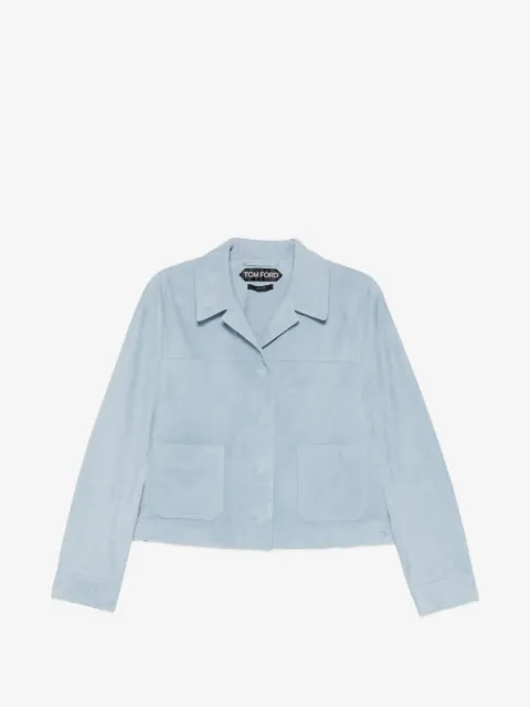 TOM FORD patch-pocket collared jacket