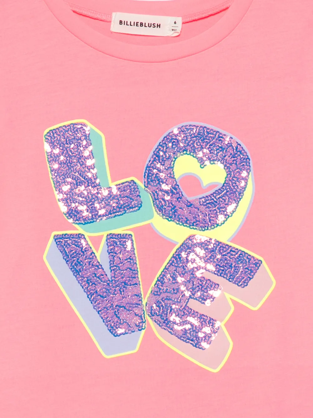  Billieblush Sequin-embellished T-shirt - Pink 