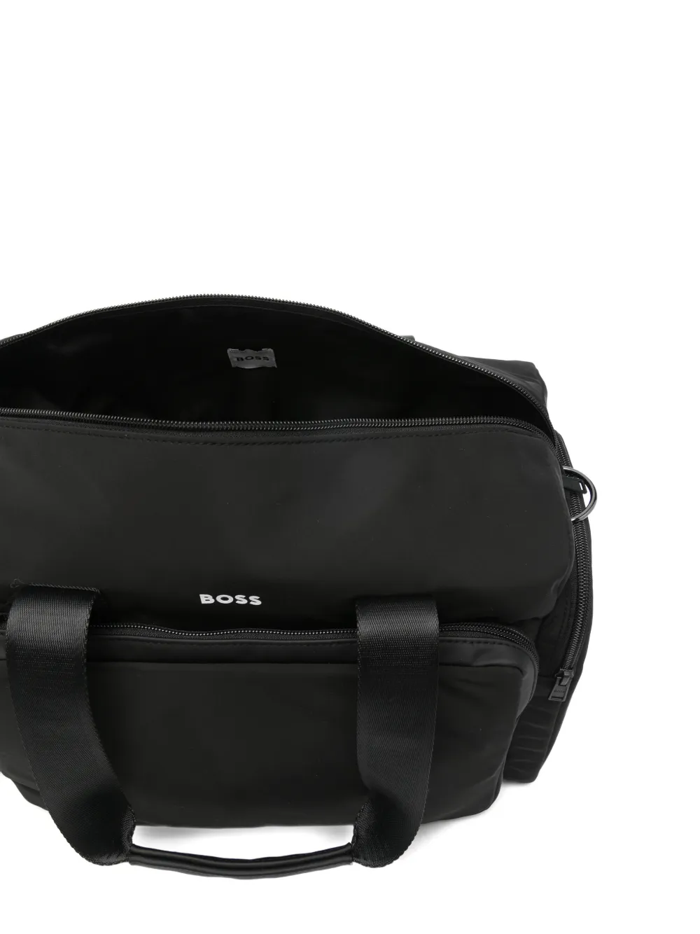 BOSS Kidswear Luiertas met logo Zwart