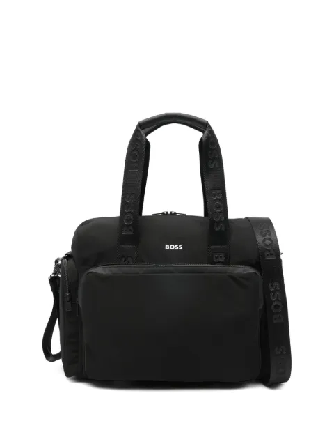 BOSS Kidswear Bolsa maternidade com logo