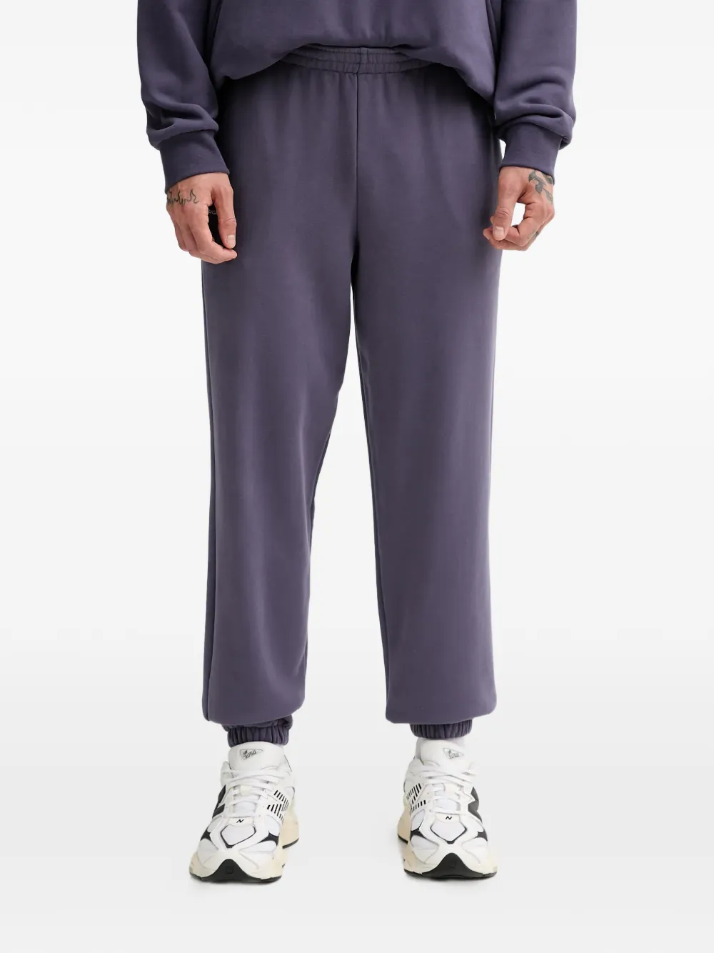 Pangaia elasticated track pants - Viola