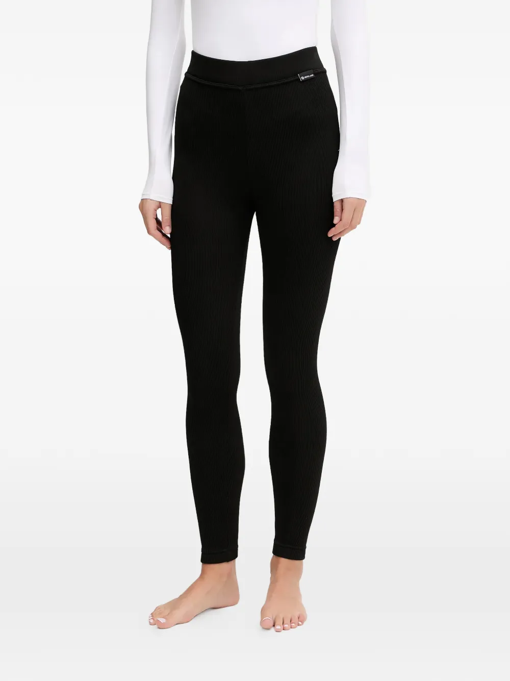 NEWLAND ribbed leggings - Nero