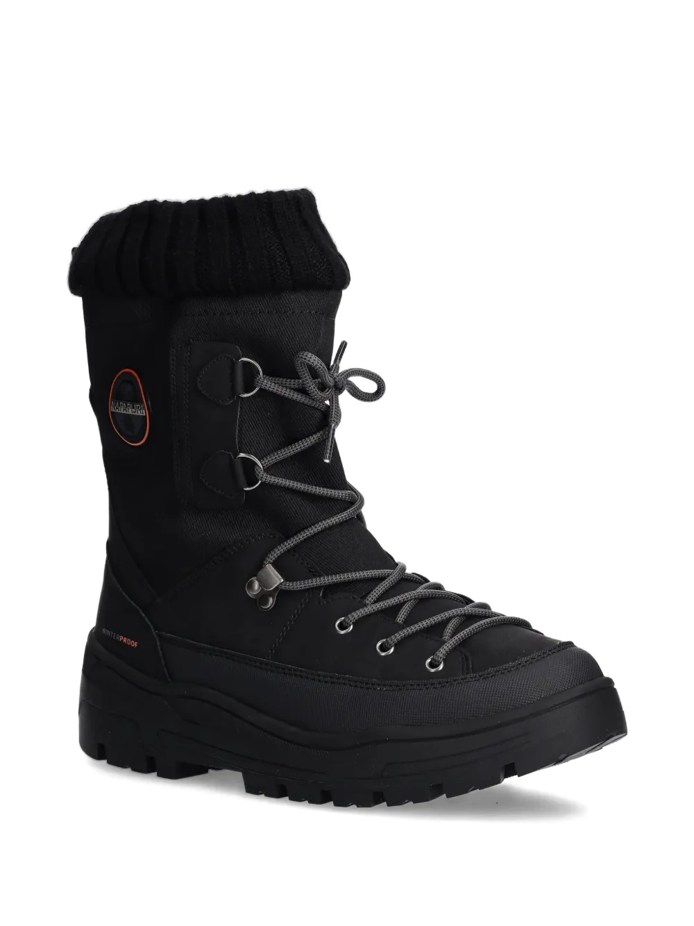 Napapijri Herb wandellaarzen met veters Zwart