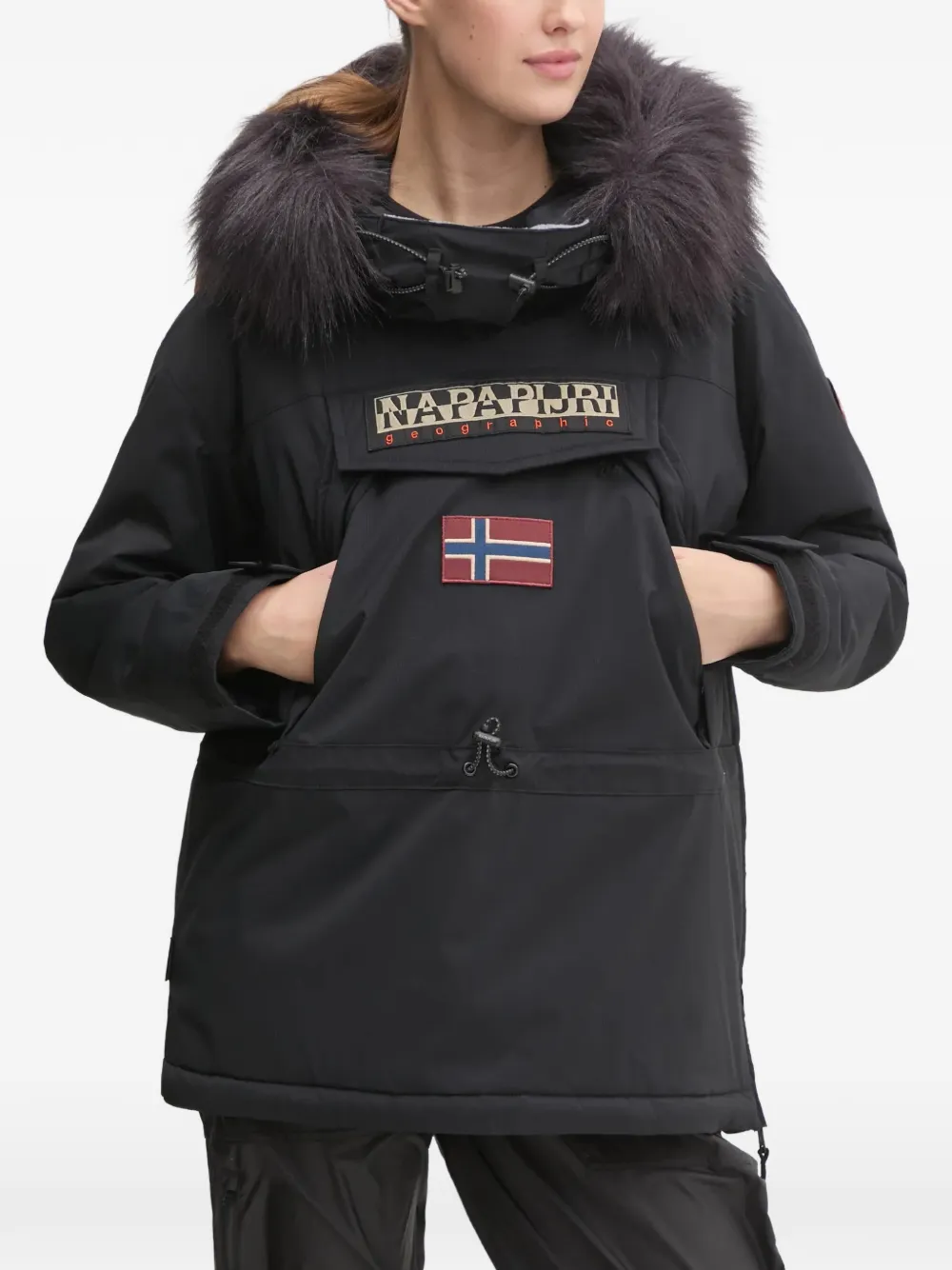 Napapijri Skidoo hooded jacket - Nero