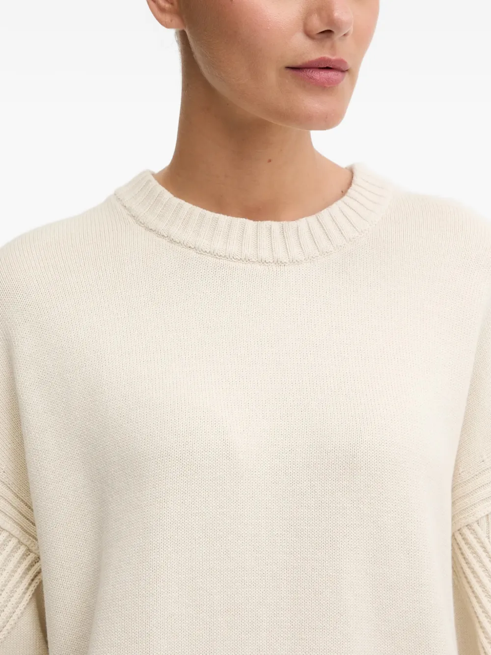 Napapijri Sarca trui met textuur Beige
