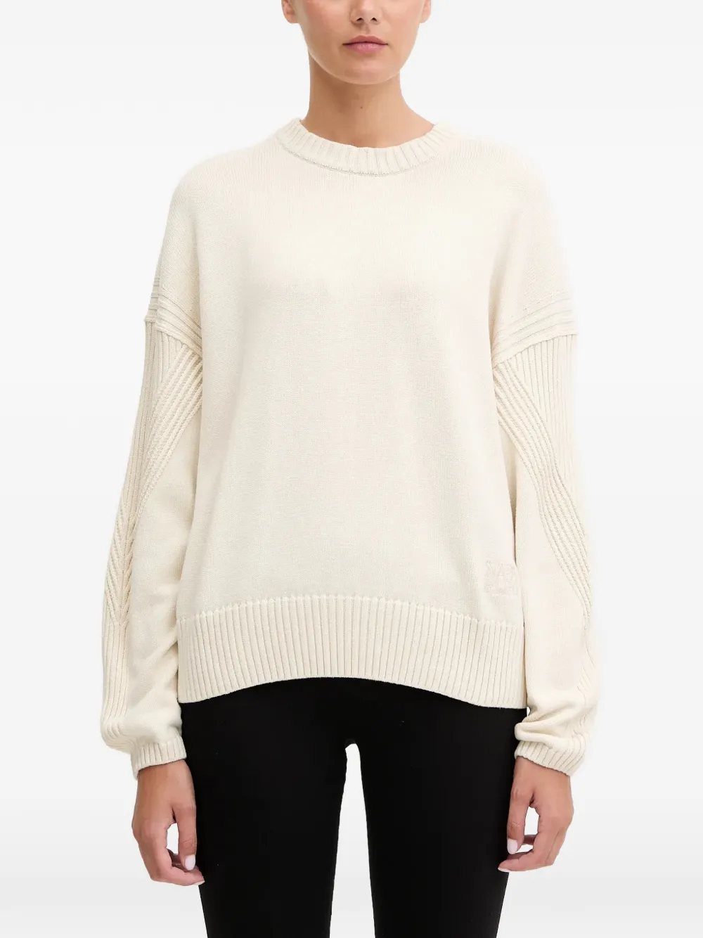 Napapijri Sarca Textured Sweater In White