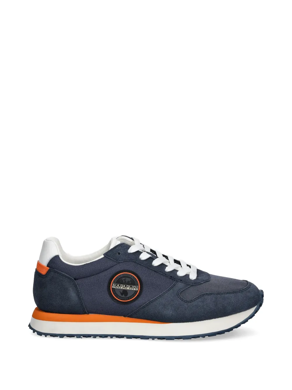 Napapijri Nova logo-patch sneakers - Blu