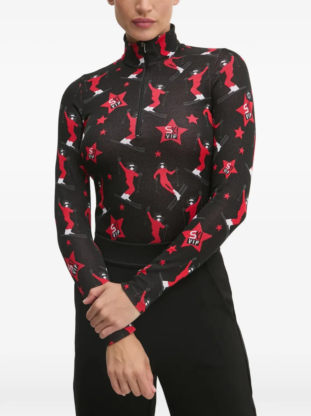 NEWLAND Kendra quarter-zip sweater
