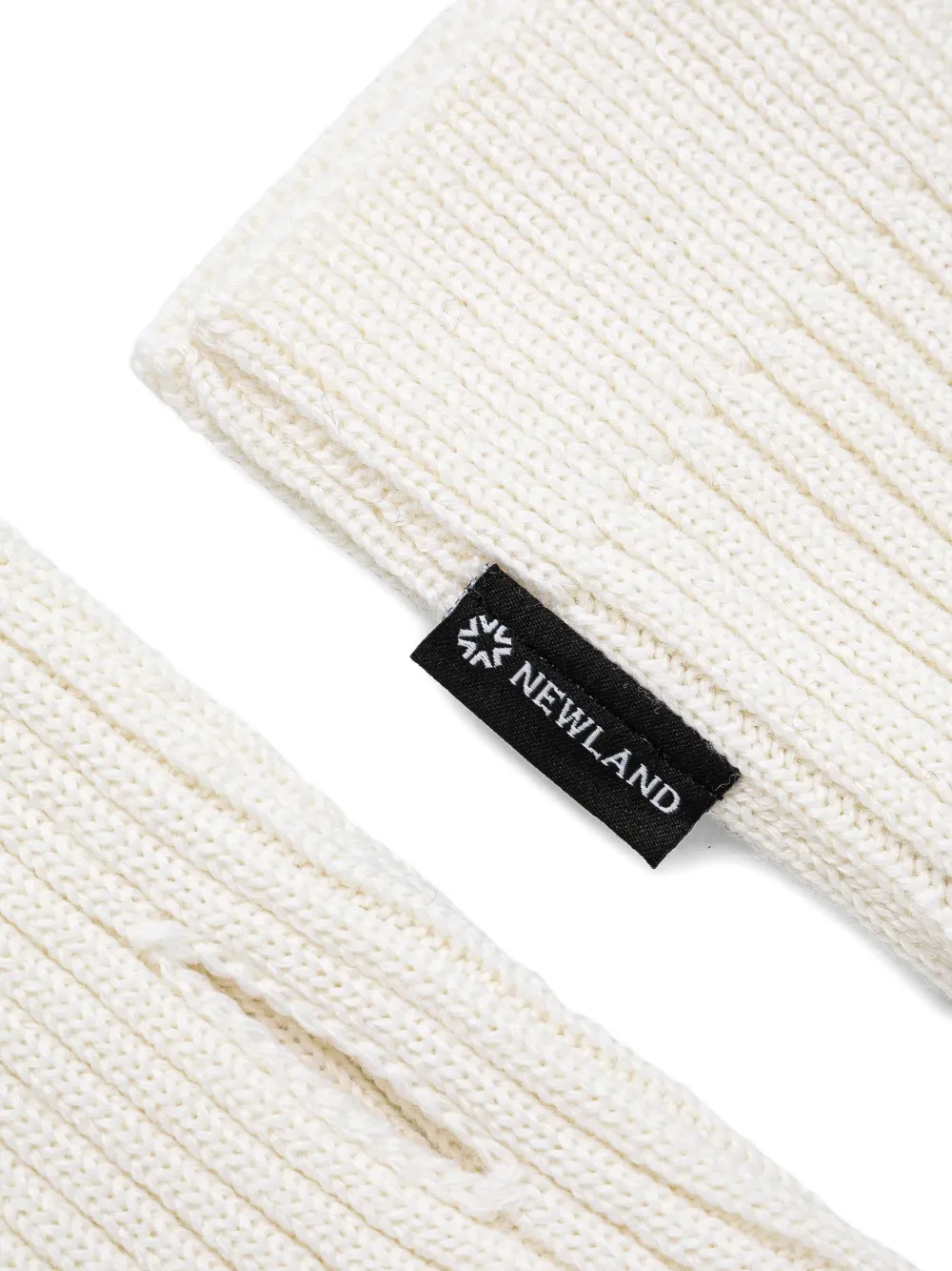  Newland Ribbed Label Gloves - Neutrals 