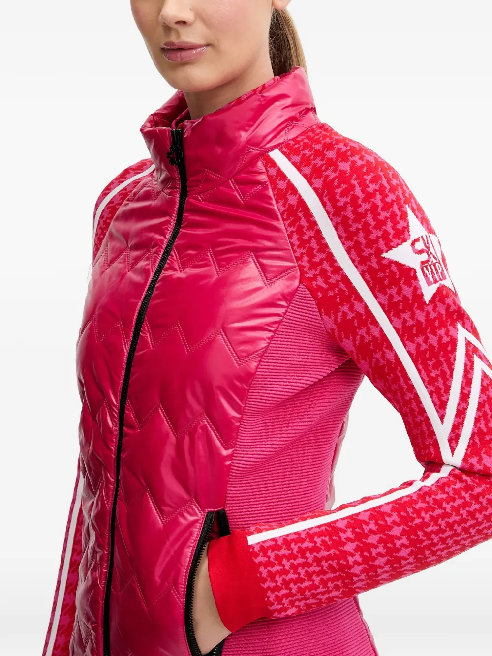 Quilted Stripe Performance Jacket