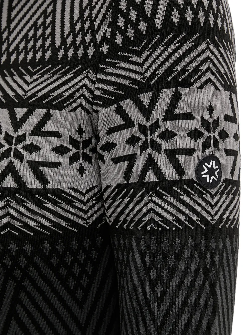 Graphic-Pattern Zip Skiwear