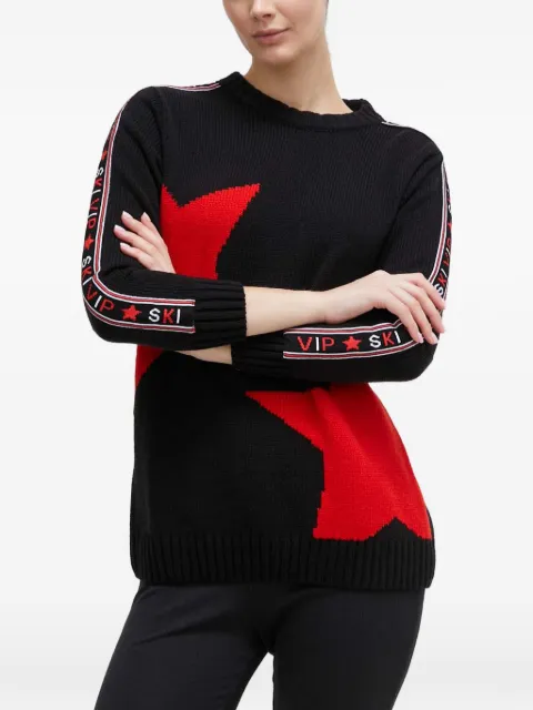 NEWLAND Ariel star-motif skiwear sweater