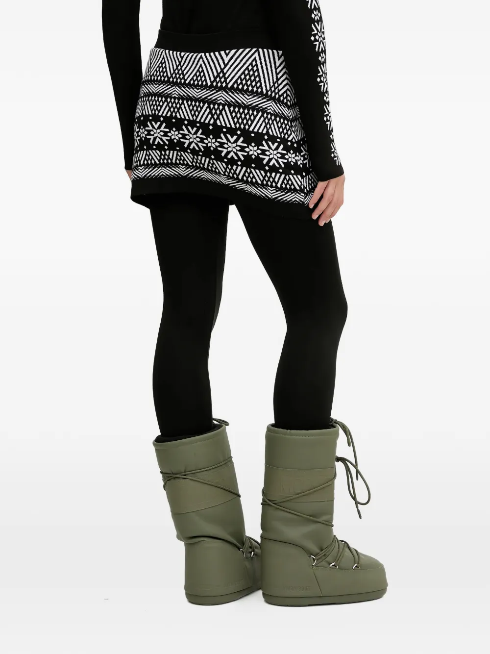 Newland Patterned Leggings - Green 