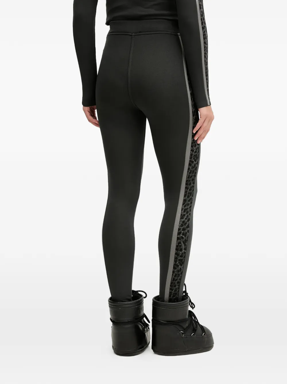 NEWLAND Performance legging met patroon Zwart