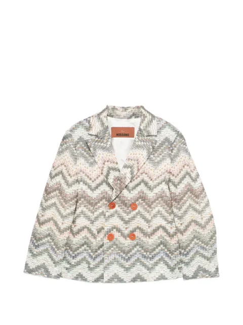 Missoni Kids blazer con doble botonadura