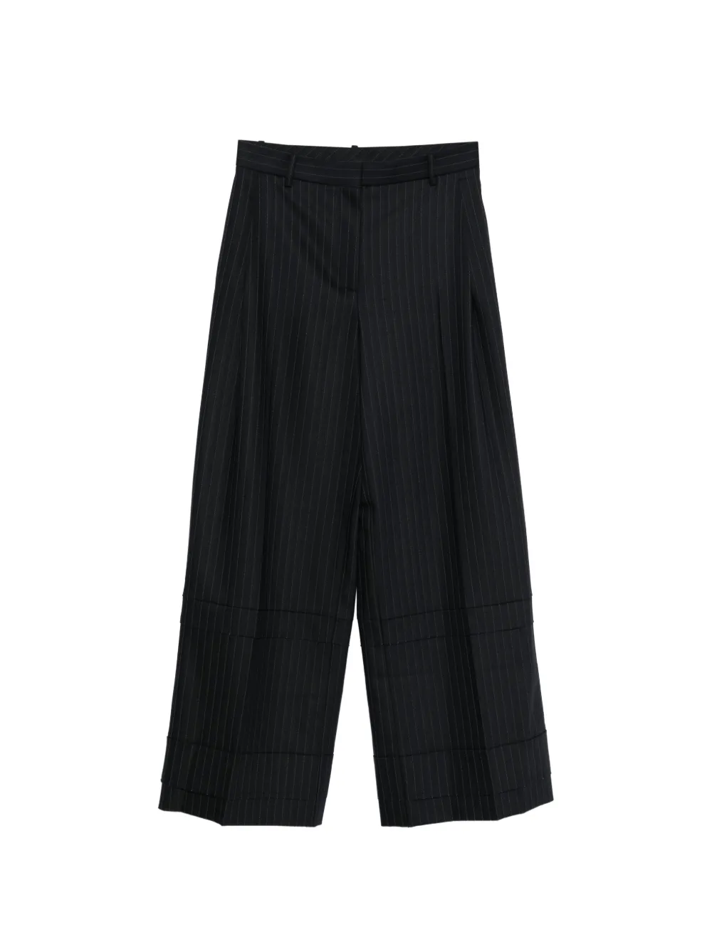 KHAITE Linden palazzo pants - Blu