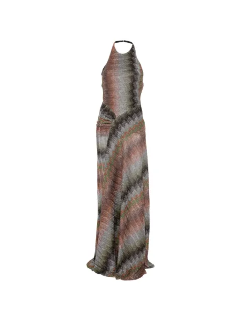 Missoni Neckholder-Maxikleid mit Muster