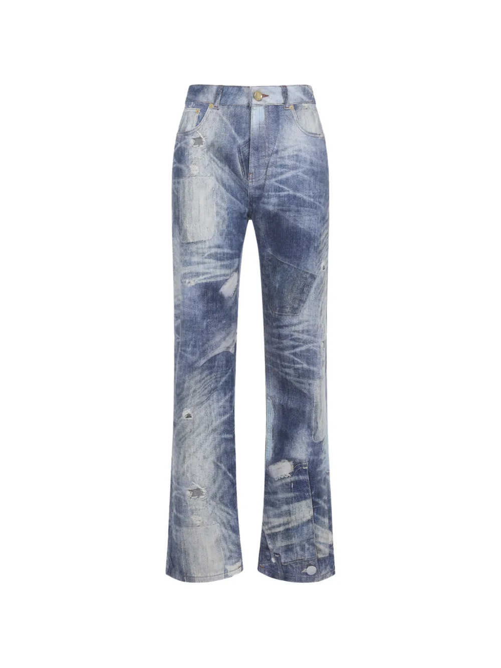 Roberto Cavalli button-fastening jeans - Blu