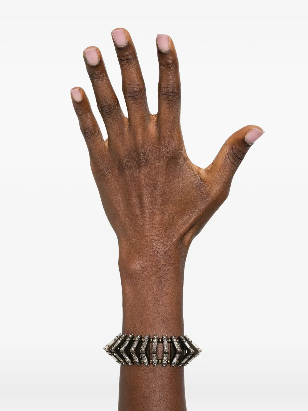 crystal pyramid bracelet
