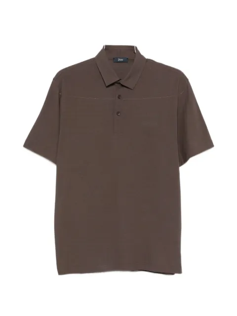 Herno button-up polo shirt