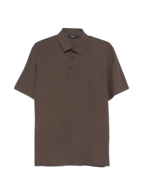 Herno button-up polo shirt
