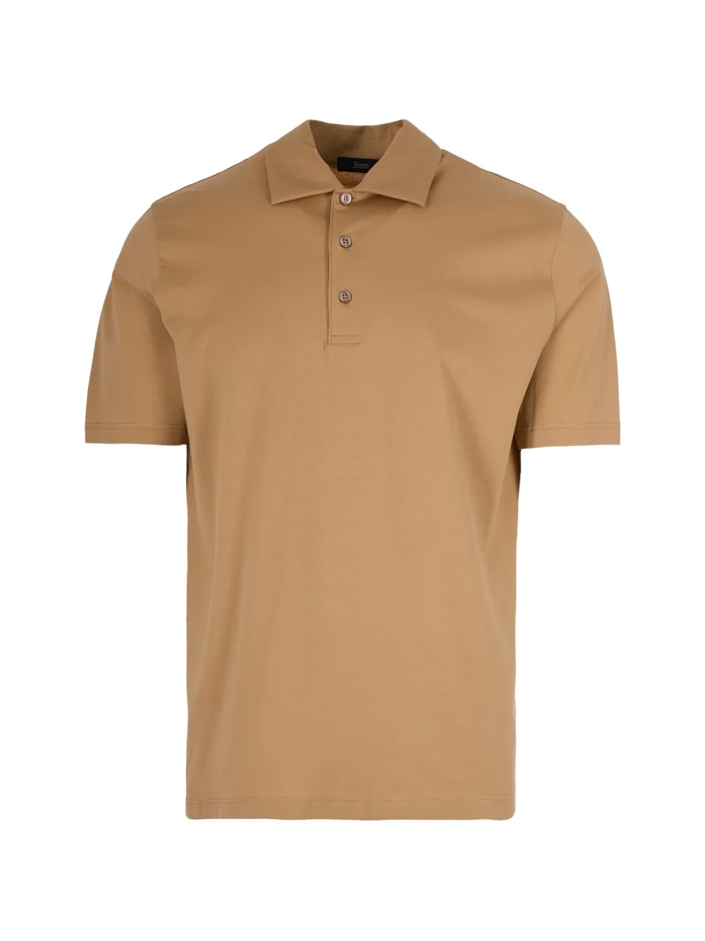 Herno short-sleeve polo shirt - Marrone