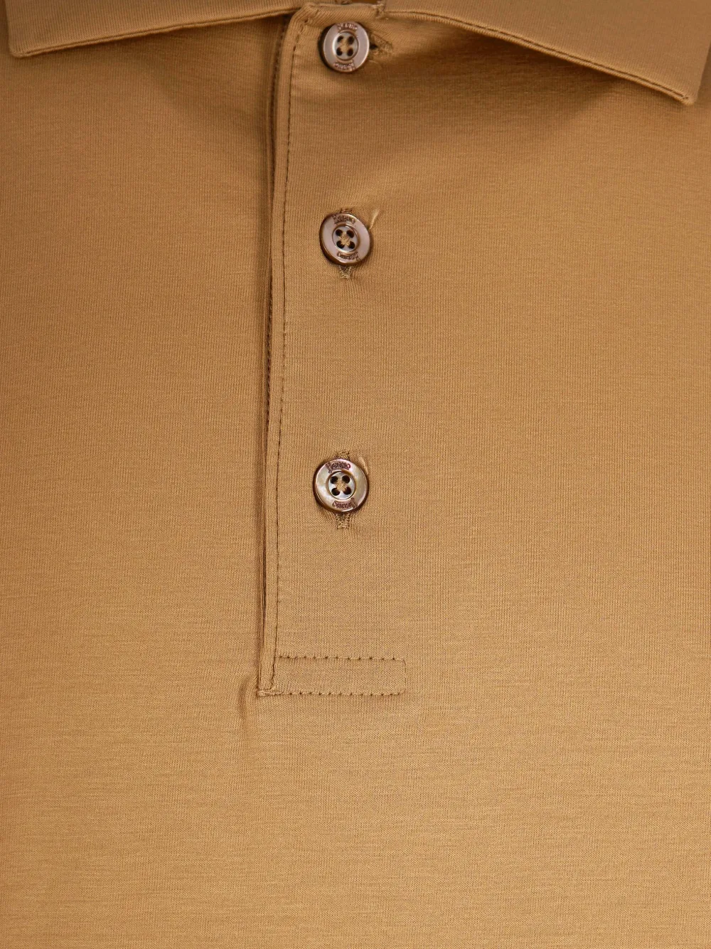 Herno Poloshirt met korte mouwen Bruin