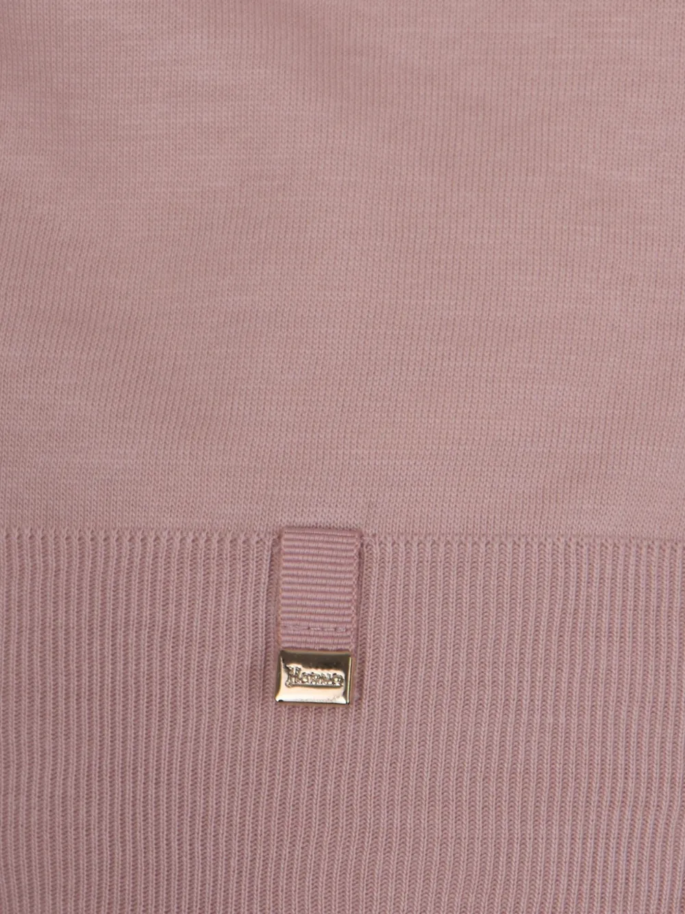  Herno Ribbed-trim T-shirt - Pink 
