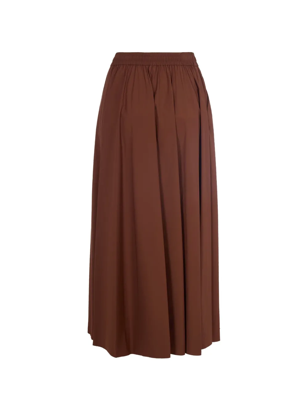 Herno drawstring-waistband midi skirt - Bruin