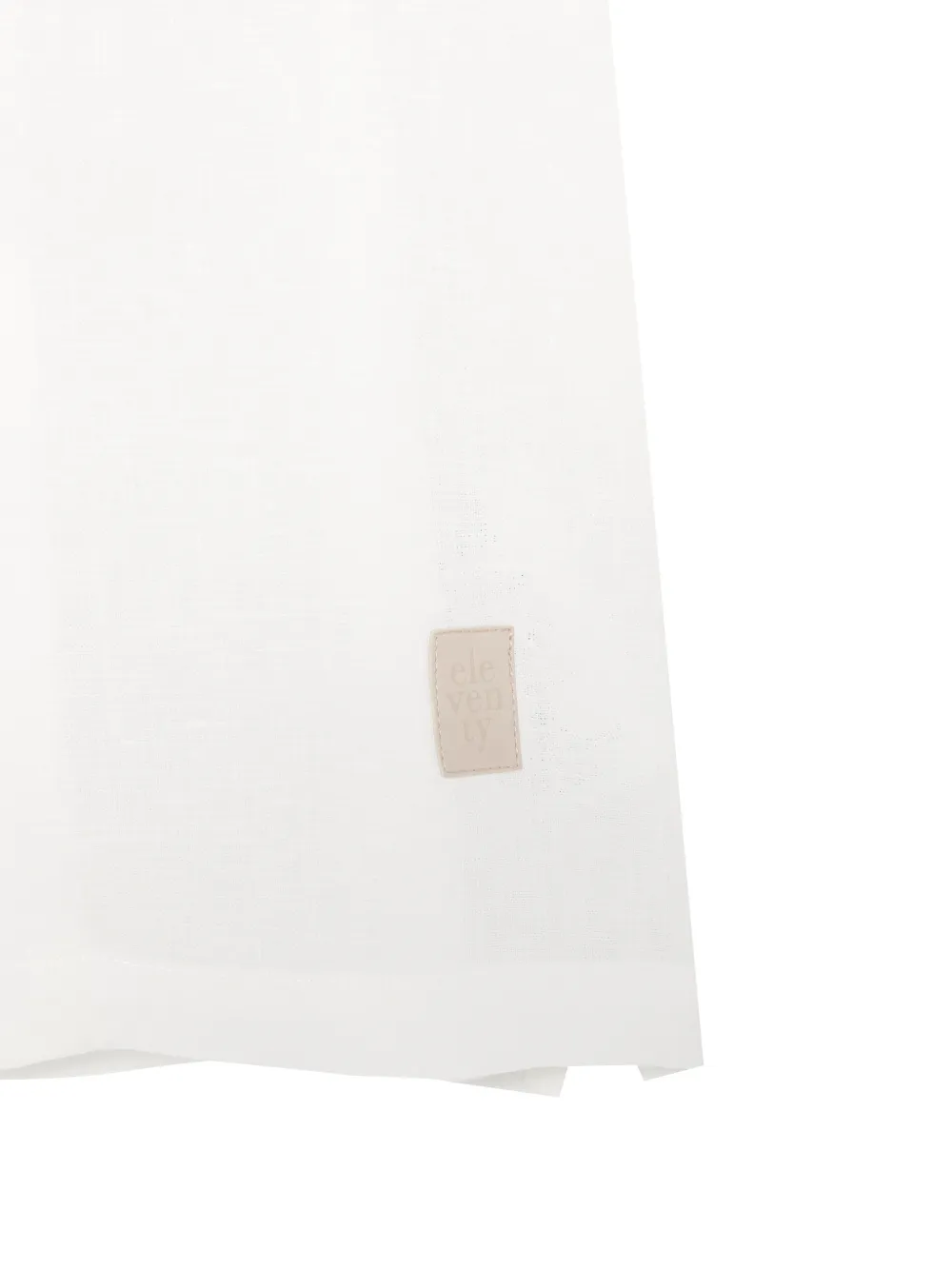  Eleventy Kids Top A Maniche Corte - Bianco 