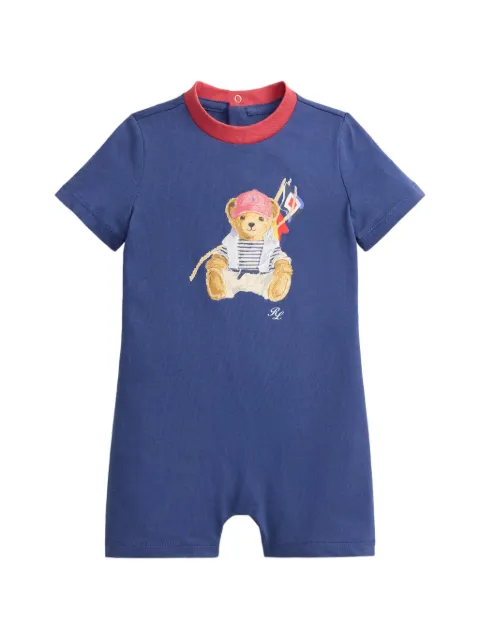 POLO RALPH LAUREN KIDS Polo Bear 印花连体衣