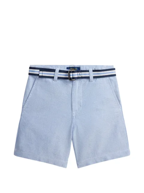 POLO RALPH LAUREN KIDS embroidered cotton shorts