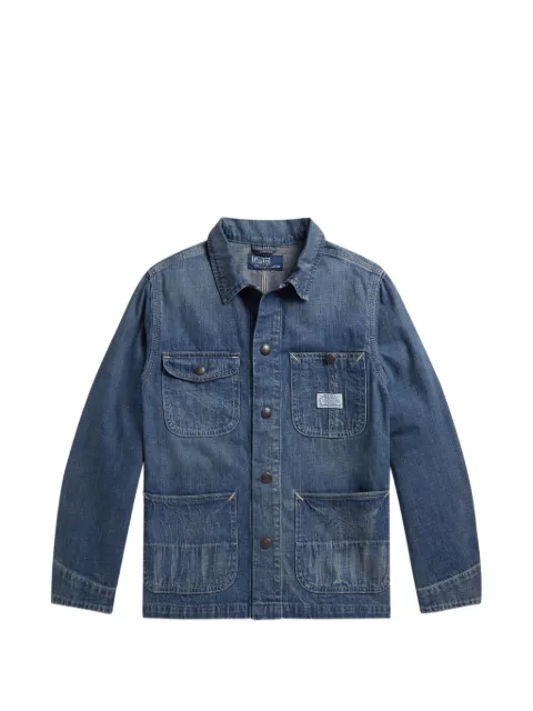 POLO RALPH LAUREN KIDS denim utility jacket