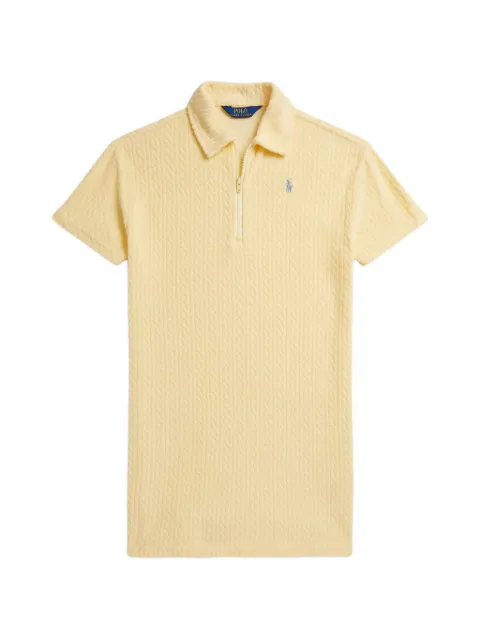 POLO RALPH LAUREN KIDS cable-knit pony terry cover-up