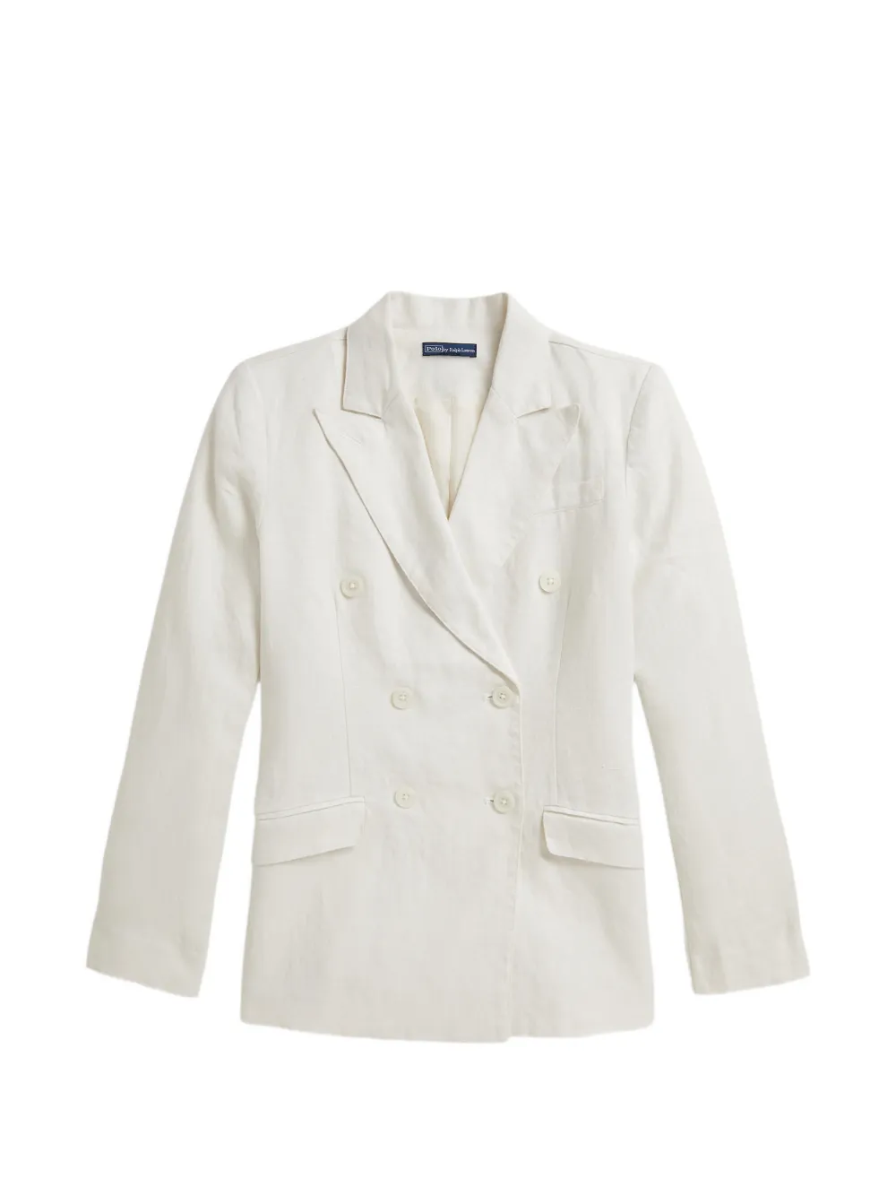 POLO RALPH LAUREN KIDS Giacca doppiopetto in lino - Toni neutri