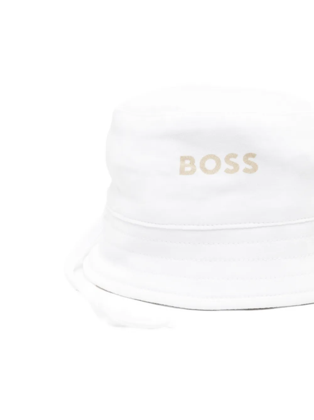  Boss Striped-detail Bucket Hat - Neutrals 