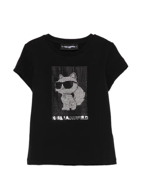 Karl Lagerfeld Kids 장식 반소매 티셔츠