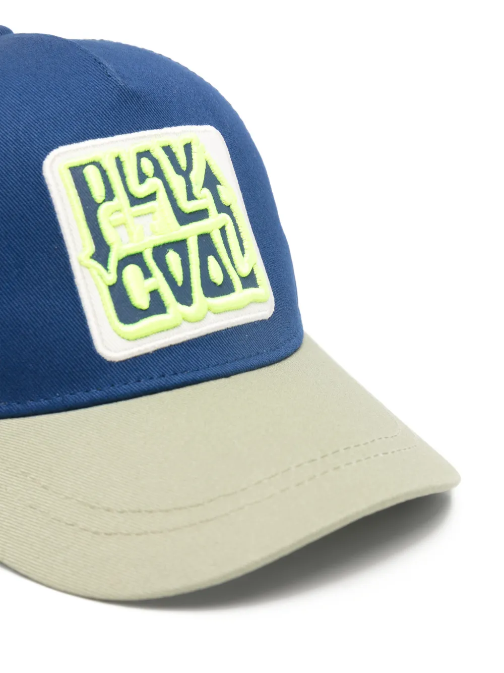  Billieblush Logo-patch Baseball Cap - Blue 
