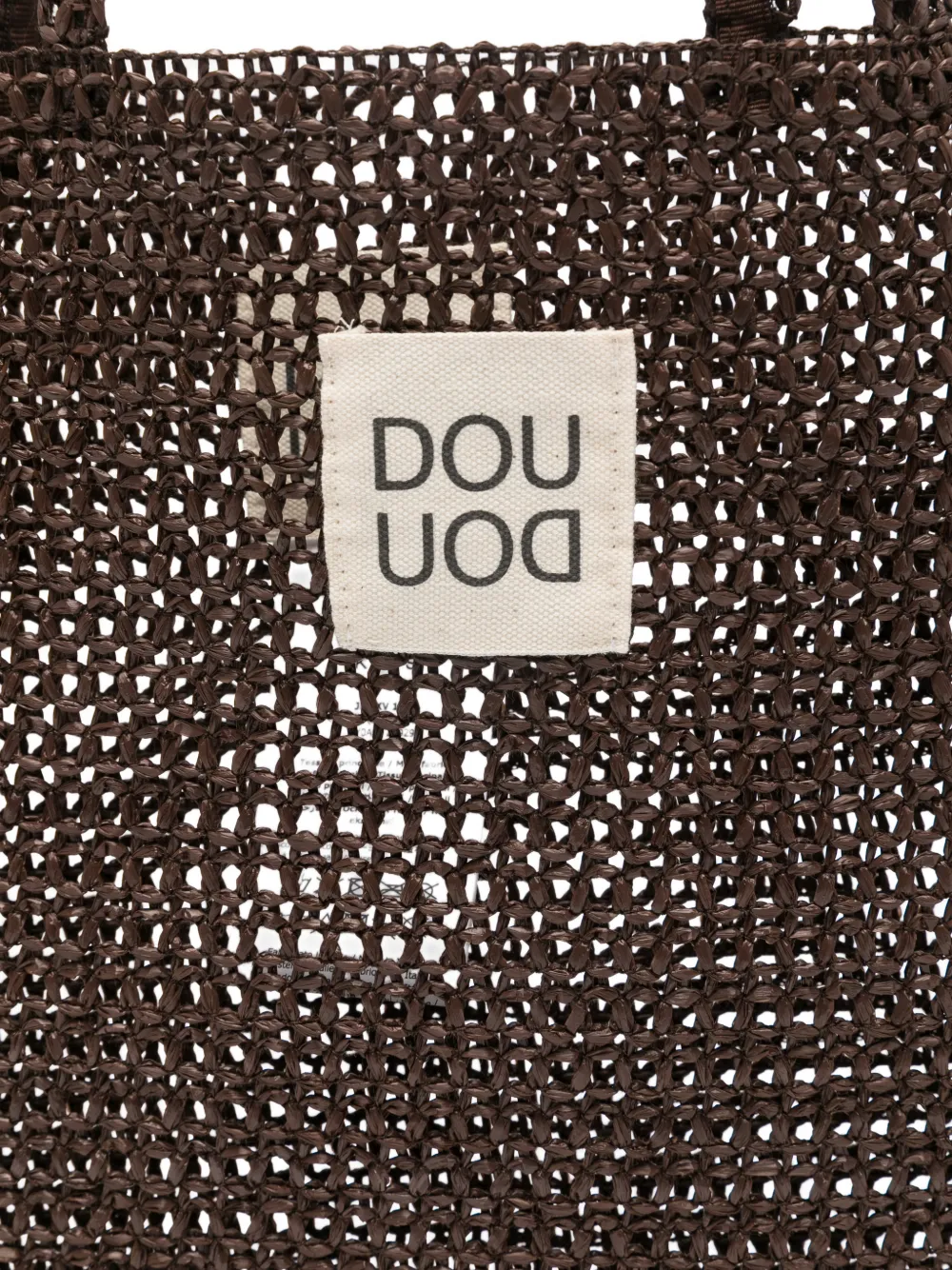  Douuod Kids Woven Top Handle Bag - Brown 
