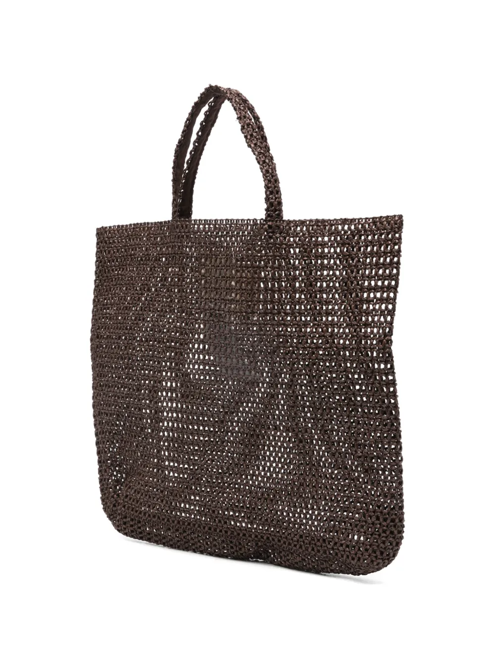 Douuod Kids woven top handle bag - Bruin