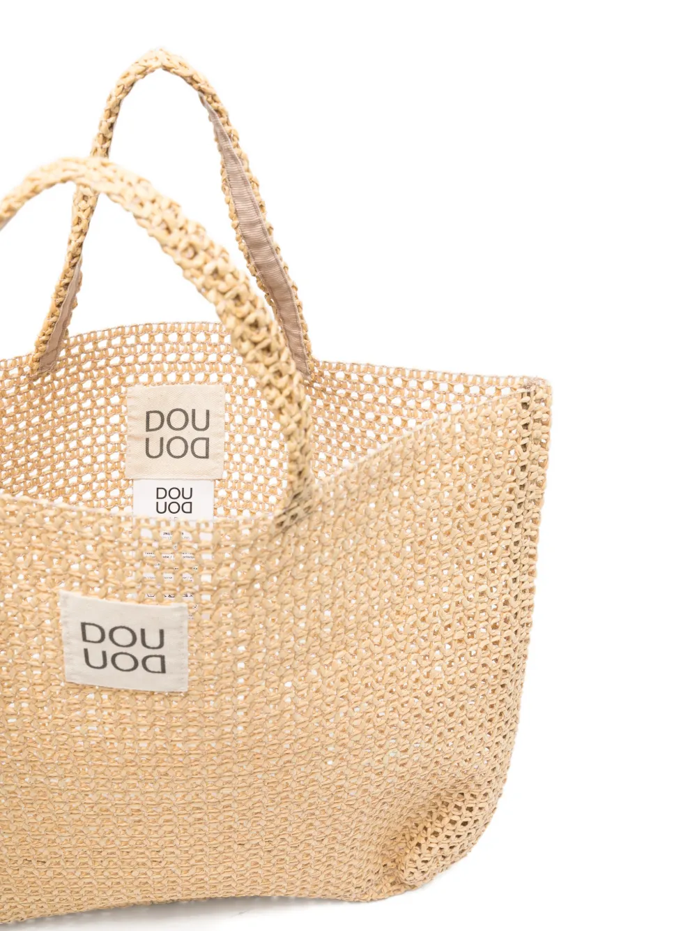 Douuod Kids Geweven shopper Beige