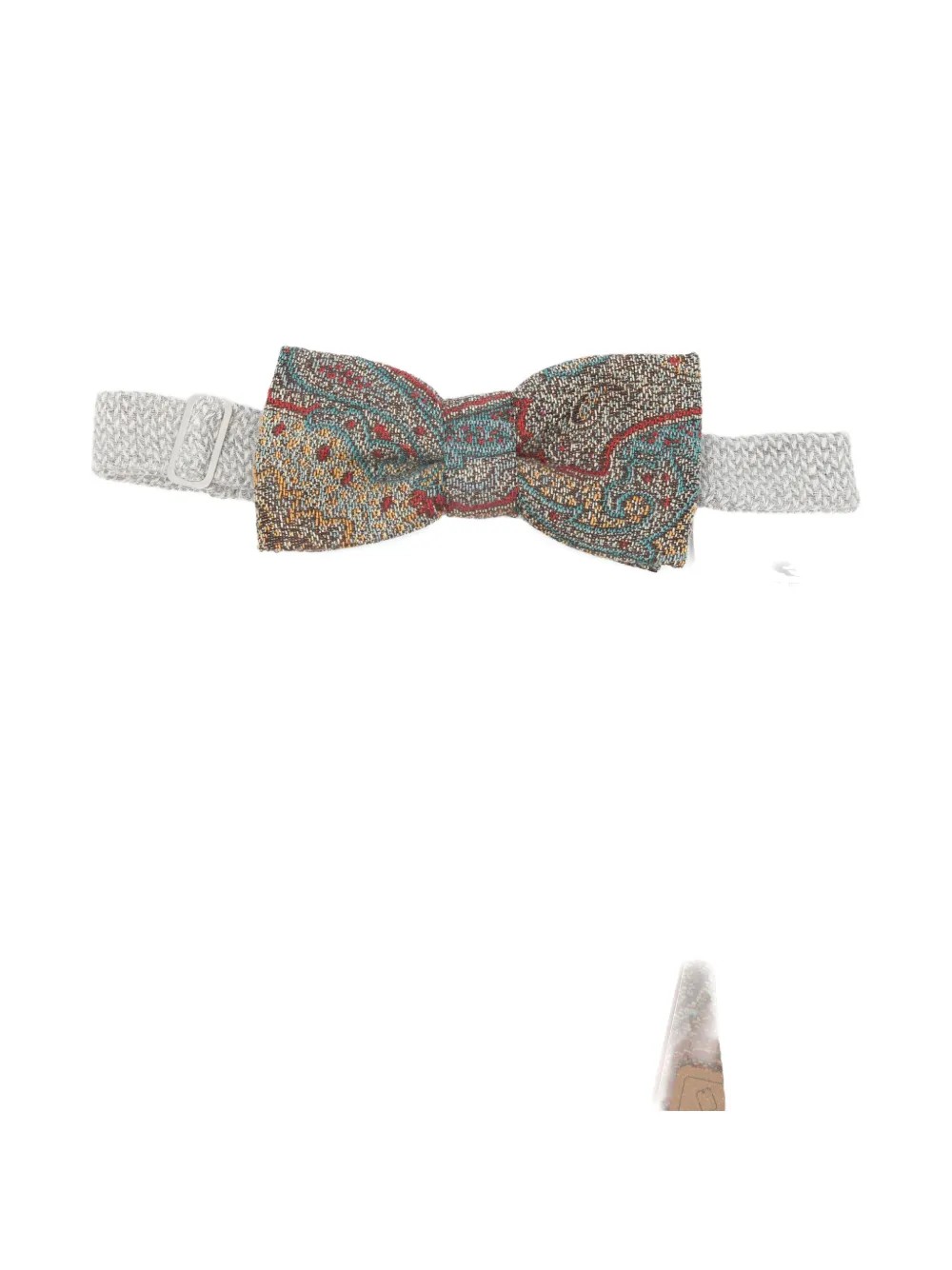 ETRO KIDS patterned bow tie - Marrone