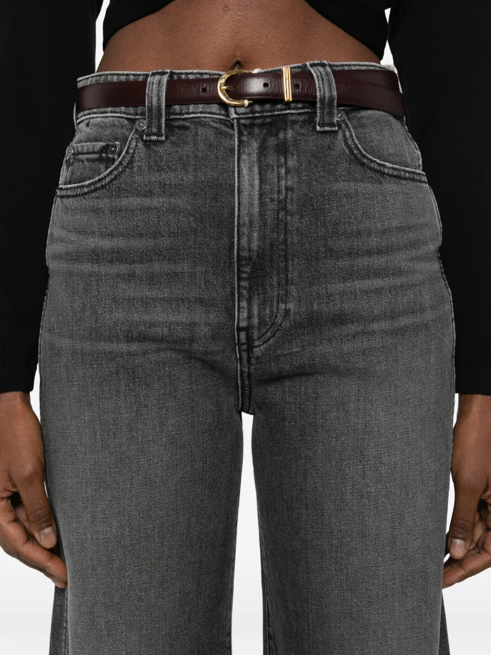 KHAITE Delina jeans Grijs