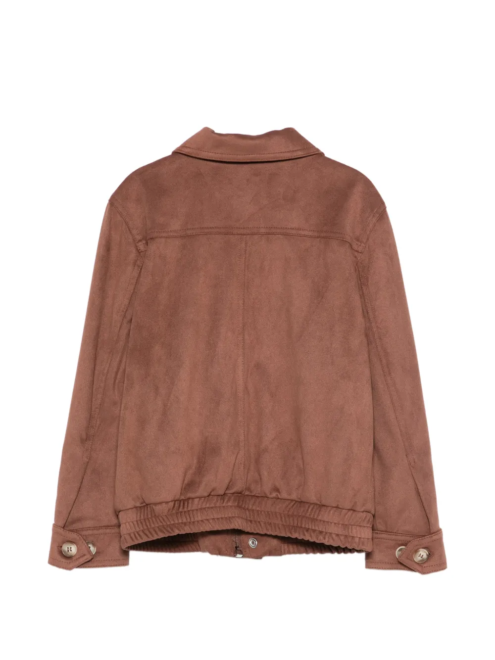  Fay Kids Toggle Pocket Jacket - Brown 