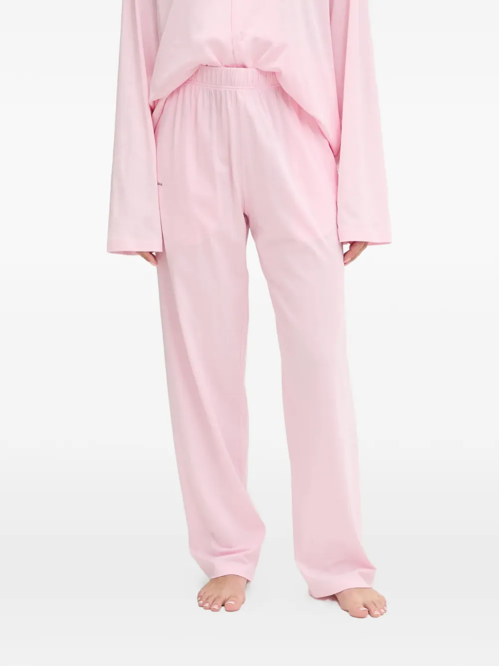 Buttoned Long-Sleeves Nightwear Set