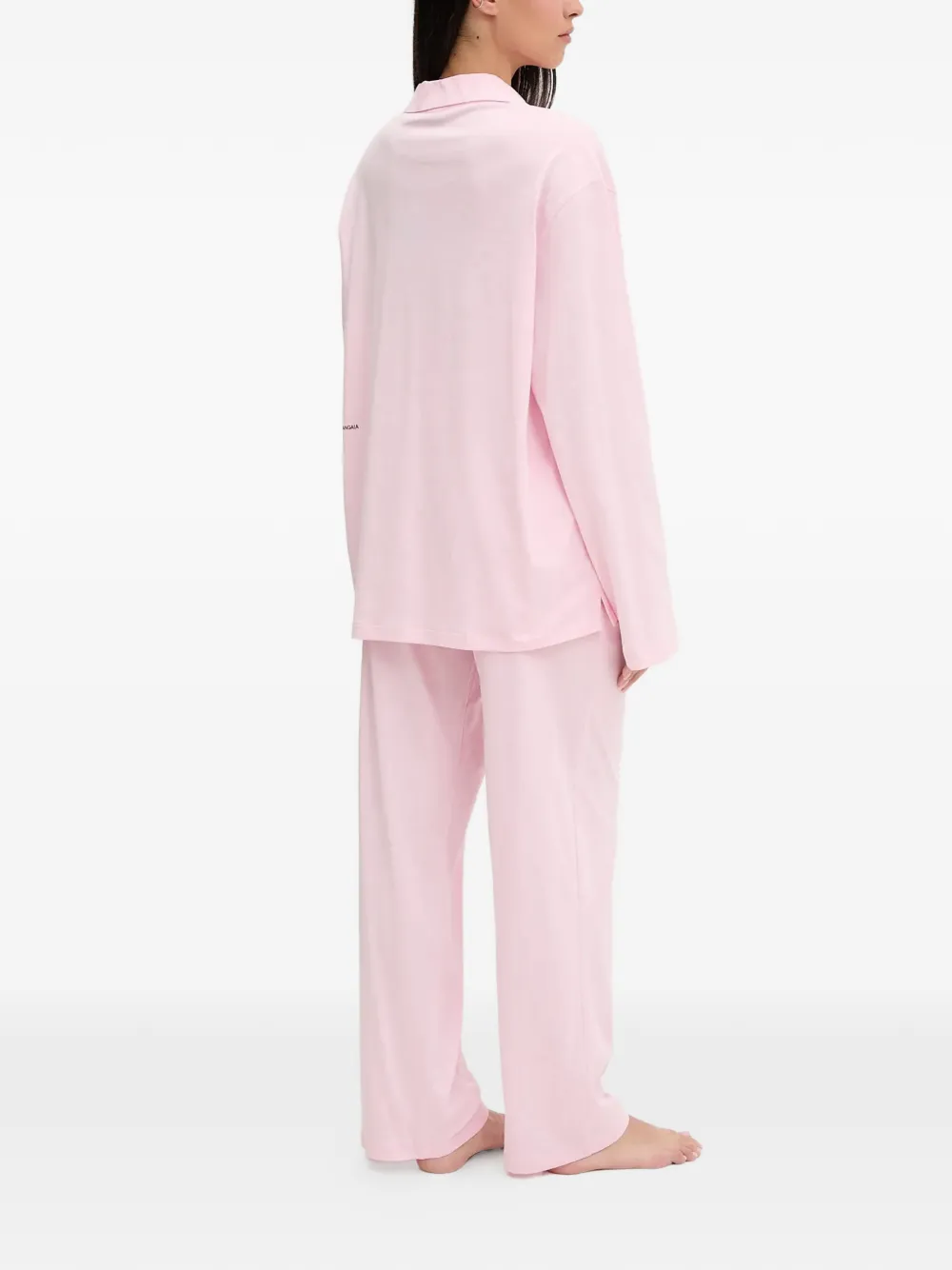 Buttoned Long-Sleeves Nightwear Set