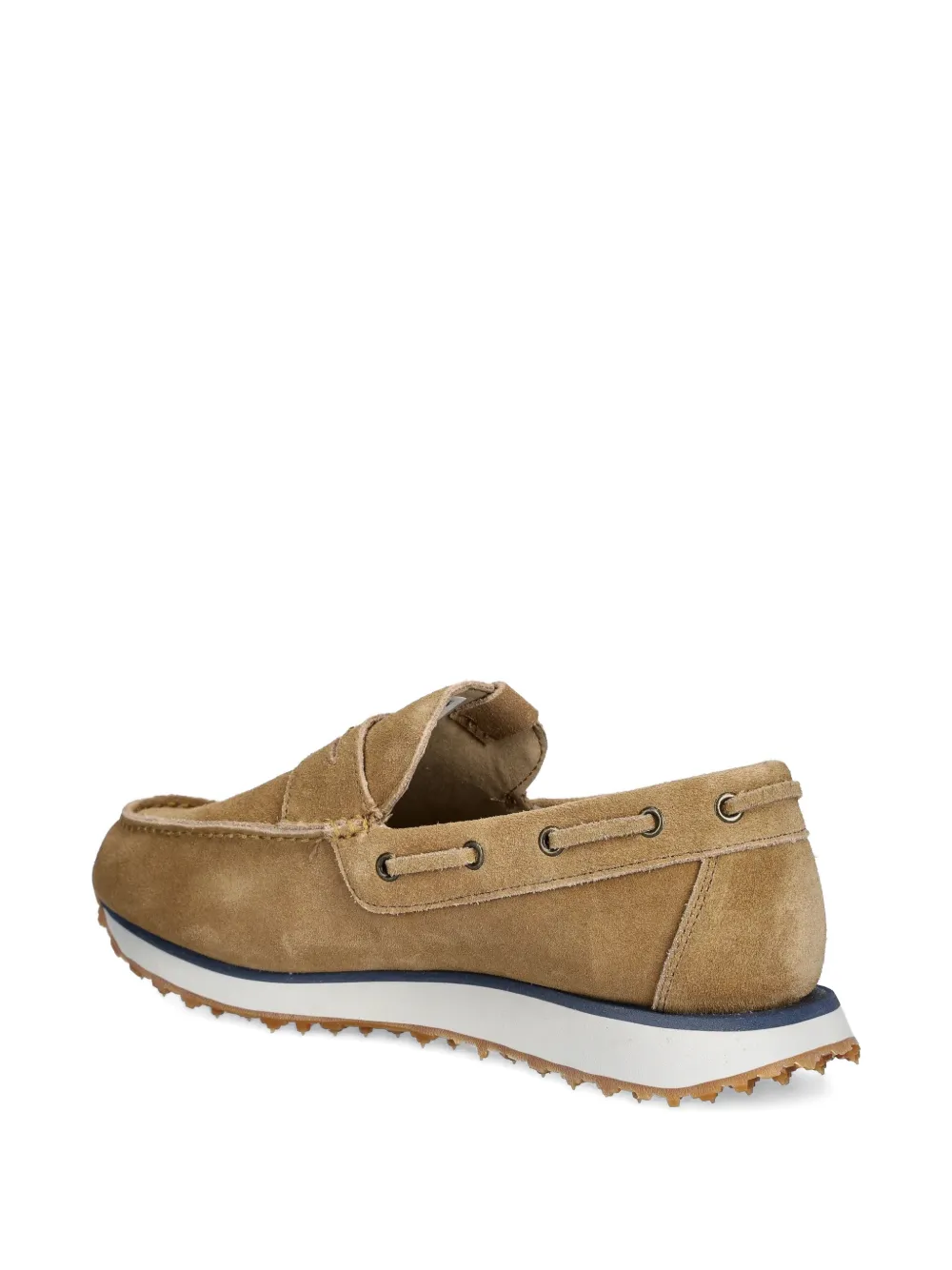 Napapijri Shard suède loafers Bruin