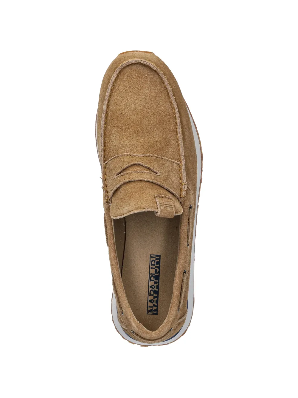 Napapijri Shard suède loafers Bruin